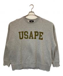 SAPEur（サプール）の古着「プリントスウェット」｜グレー