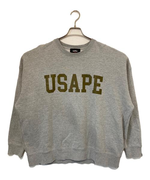 SAPEur（サプール）SAPEur (サプール) プリントスウェット グレー サイズ:Ⅼの古着・服飾アイテム