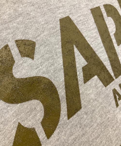 SAPEur（サプール）SAPEur (サプール) プリントスウェット グレー サイズ:Ⅼの古着・服飾アイテム