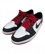 NIKEナイキ）の古着「AIR JORDAN 1 RETRO LOW OG」｜ブラック×レッド