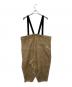 My Beautiful Landlet (マイビューティフルランドレット) Suspender big corduroy pants ベージュ：8000円
