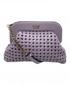 GUESSゲス）の古着「レザーショルダーバッグ」｜パープル