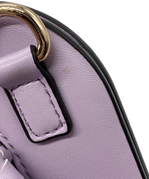 GUESS（ゲス）GUESS (ゲス) レザーショルダーバッグ パープルの古着・服飾アイテム