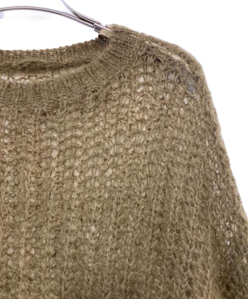 Adam et Rope（アダム エ ロペ）Adam et Rope (アダム エ ロペ) シアーモヘヤプルオーバー カーキ サイズ:ＦＲＥＥの古着・服飾アイテム