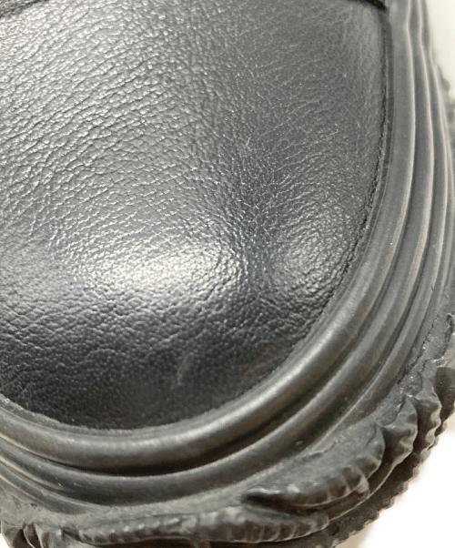 SPINGLE MOVE（スピングルムーヴ）SPINGLE MOVE (スピングルムーヴ) レザースニーカー ブラック サイズ:Ｍの古着・服飾アイテム