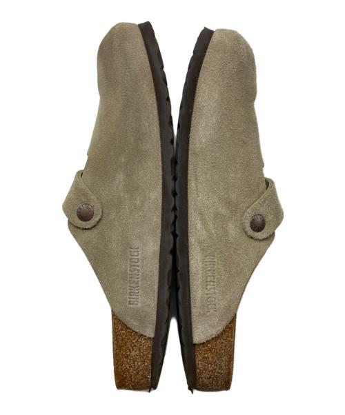 BIRKENSTOCK（ビルケンシュトック）BIRKENSTOCK (ビルケンシュトック) Taupe Boston Suede Leather ベージュ サイズ:42の古着・服飾アイテム