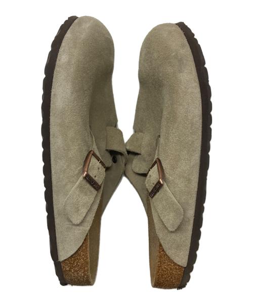 BIRKENSTOCK（ビルケンシュトック）BIRKENSTOCK (ビルケンシュトック) Taupe Boston Suede Leather ベージュ サイズ:42の古着・服飾アイテム