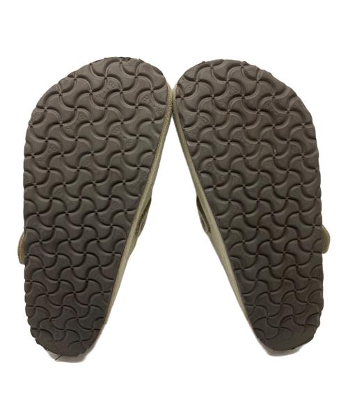 BIRKENSTOCK（ビルケンシュトック）BIRKENSTOCK (ビルケンシュトック) Taupe Boston Suede Leather ベージュ サイズ:42の古着・服飾アイテム