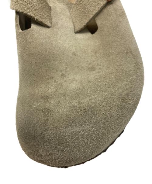 BIRKENSTOCK（ビルケンシュトック）BIRKENSTOCK (ビルケンシュトック) Taupe Boston Suede Leather ベージュ サイズ:42の古着・服飾アイテム