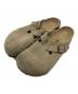 BIRKENSTOCK（ビルケンシュトック）の古着「Taupe Boston Suede Leather」｜ベージュ