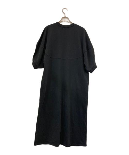 SLOW（スロウ）SLOW (スロウ) ハイゲージテリー スウェット ワンピース ブラック サイズ:Ｍの古着・服飾アイテム
