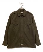 C.P COMPANYシーピーカンパニー）の古着「エポレットシャツ」｜ブラウン