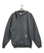 CarHarttカーハート）の古着「Full Zip Up Heavyweight Hoodie Sweatshirt」｜グレー
