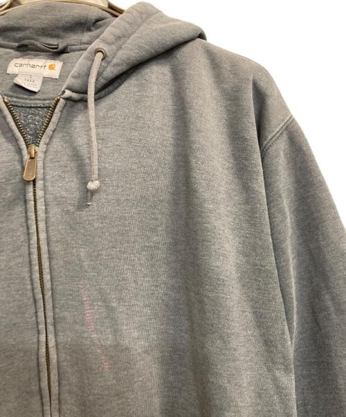 CarHartt（カーハート）CarHartt (カーハート) Full Zip Up Heavyweight Hoodie Sweatshirt グレー サイズ:Ｌの古着・服飾アイテム