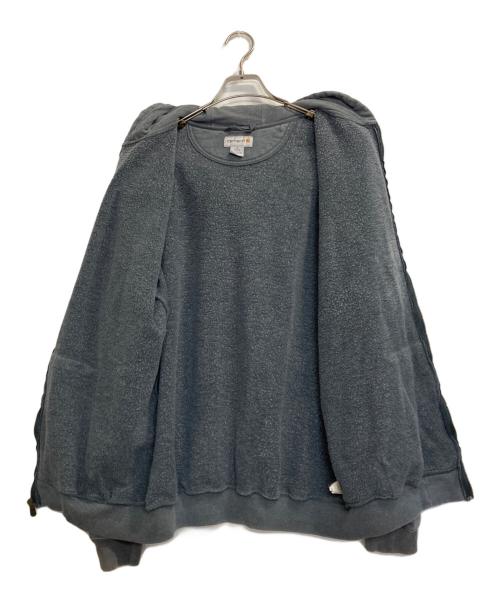 CarHartt（カーハート）CarHartt (カーハート) Full Zip Up Heavyweight Hoodie Sweatshirt グレー サイズ:Ｌの古着・服飾アイテム