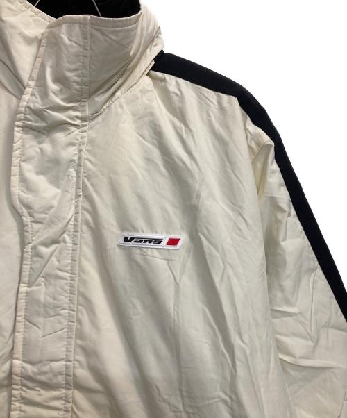 VANS（ヴァンズ）VANS (バンズ) ジップアップジャケット ブラック×アイボリー サイズ:Ｍの古着・服飾アイテム