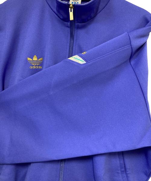 addias（アディダス）addias (アディダス) デサント期ジャージートラックジャケット パープル サイズ:Lの古着・服飾アイテム