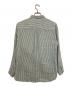 23区 (ニジュウサンク) ストライプリネンシャツ グリーン×ホワイト サイズ:Ｍ：5000円