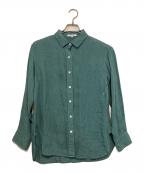 23区ニジュウサンク）の古着「LIBECO ベーシック シャツ」｜グリーン