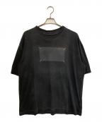 Maison Margiela 10メゾンマルジェラ 10）の古着「フロント4ステッチ半袖Tシャツ」｜ブラック