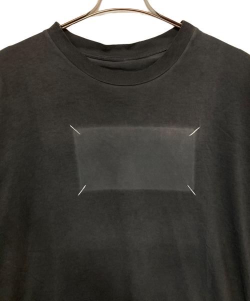 Maison Margiela 10（メゾンマルジェラ 10）Maison Margiela 10 (メゾンマルジェラ 10) フロント4ステッチ半袖Tシャツ ブラック サイズ:46の古着・服飾アイテム
