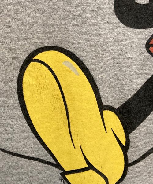 DISNEY（ディズニー）Disney (ディズニー) ミッキーTシャツ グレー サイズ:Ｍの古着・服飾アイテム