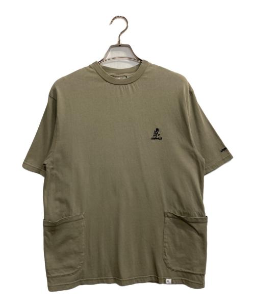 GRAMICCI（グラミチ）GRAMICCI (グラミチ) 別注ポケットTシャツ カーキ サイズ:Ｓの古着・服飾アイテム