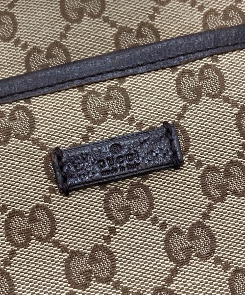 GUCCI（グッチ）GUCCI (グッチ) GGキャンバスショルダーバッグ ベージュの古着・服飾アイテム