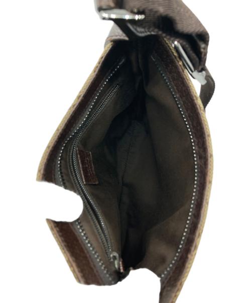 GUCCI（グッチ）GUCCI (グッチ) GGキャンバスショルダーバッグ ベージュの古着・服飾アイテム