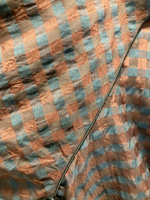 TODAYFUL（トゥデイフル）TODAYFUL (トゥデイフル) Ginghamcheck Puff Blouse / ギンガムチェックパフブラウス ブラウン×ブルー サイズ:FREEの古着・服飾アイテム