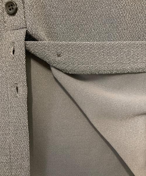 BEAUTY&YOUTH（ビューティーアンドユース）BEAUTY&YOUTH (ビューティーアンドユース) ラメフロントボタンスカート グレー サイズ:Sの古着・服飾アイテム