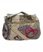 COACHコーチ）の古着「POPPYマルチシグネチャー2wayバッグ」｜ベージュ