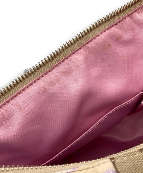 COACH（コーチ）COACH (コーチ) POPPYマルチシグネチャー2wayバッグ ベージュの古着・服飾アイテム