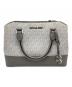 MICHAEL KORS（マイケルコース）の古着「モノグラム2WAYショルダーバッグ」｜ホワイト×グレー