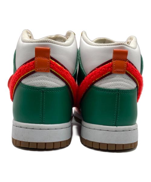 NIKE（ナイキ）NIKE (ナイキ) DUNK HI RETRO UNIVERSITY / ダンクハイ オレンジ×グリーン サイズ:27.5cmの古着・服飾アイテム