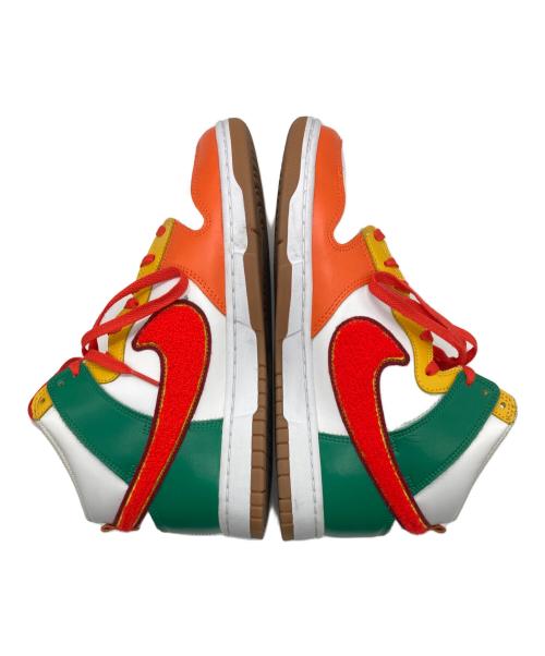NIKE（ナイキ）NIKE (ナイキ) DUNK HI RETRO UNIVERSITY / ダンクハイ オレンジ×グリーン サイズ:27.5cmの古着・服飾アイテム