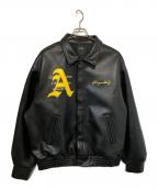 A FEW GOOD KIDSアフューグッドキッズ）の古着「PUエコレザーブルゾン」｜ブラック