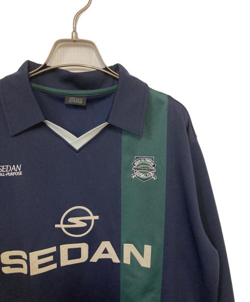SEDAN ALL-PURPOSE（セダンオールパーパス）SEDAN ALL-PURPOSE (セダンオールパーパス) GAME SHIRT / ゲームシャツ ネイビー サイズ:Ⅼの古着・服飾アイテム