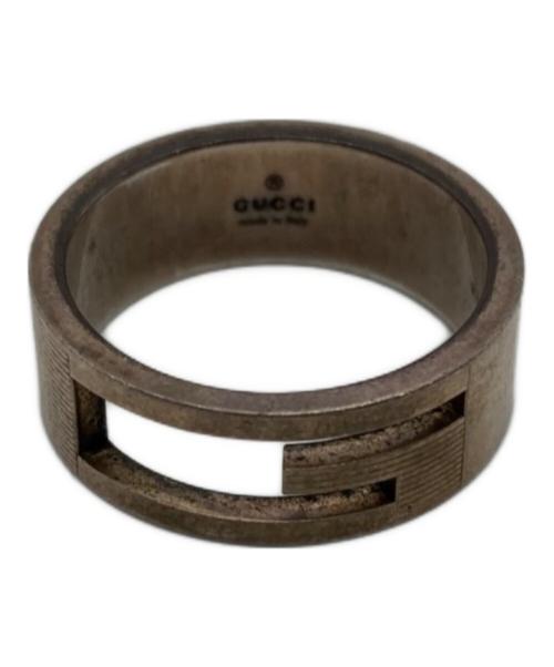 GUCCI（グッチ）GUCCI (グッチ) Gロゴリング シルバー サイズ:23の古着・服飾アイテム