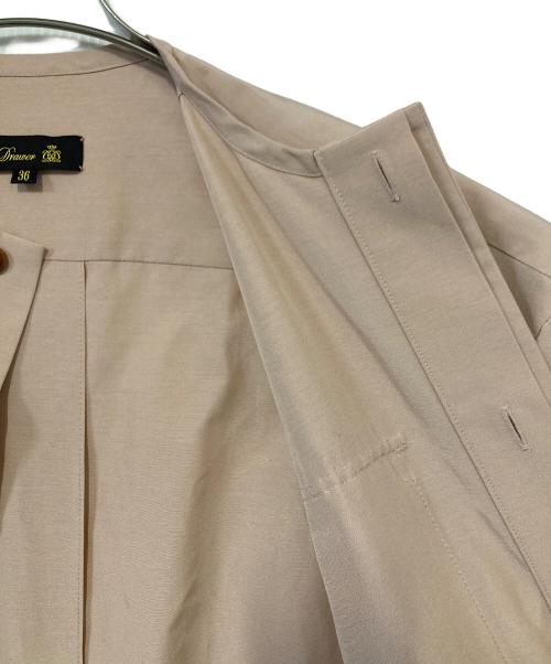 DRAWER（ドゥロワー）DRAWER (ドゥロワー) ベルテッドポケットワンピース ピンク サイズ:36の古着・服飾アイテム