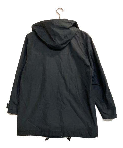 BURBERRY LONDON（バーバリーロンドン）BURBERRY LONDON (バーバリーロンドン) フーデッドジップハーフコート ネイビー サイズ:Ｍの古着・服飾アイテム