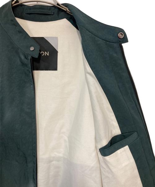 ATON（エイトン）ATON (エイトン) ジップアップナイロンジャケット グリーン サイズ:06の古着・服飾アイテム