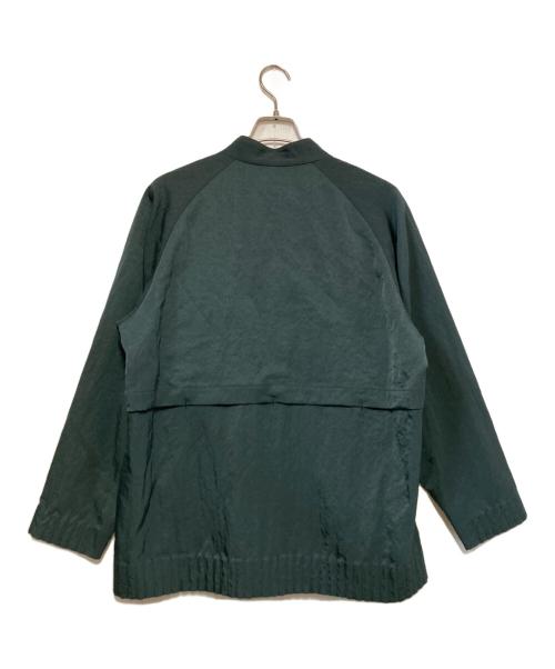 ATON（エイトン）ATON (エイトン) ジップアップナイロンジャケット グリーン サイズ:06の古着・服飾アイテム