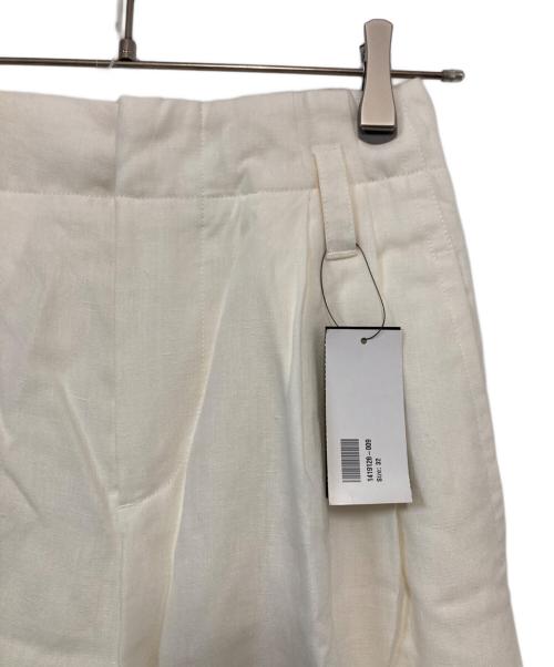 jacquemus（ジャックムス）jacquemus (ジャックムス) リネンセンタープレスパンツ ホワイト サイズ:32の古着・服飾アイテム