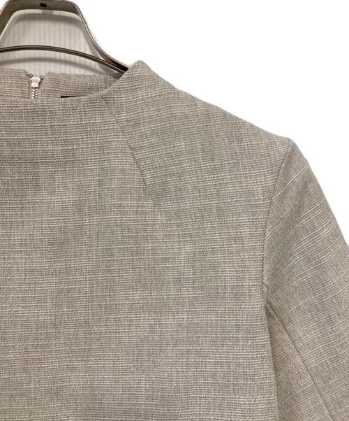 anuans（アニュアンス）anuans (アニュアンス) ボトルネックツイードブラウス アイボリー サイズ:Ｆの古着・服飾アイテム