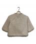 anuans（アニュアンス）の古着「ボトルネックツイードブラウス」｜アイボリー