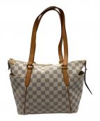 LOUIS VUITTONルイ ヴィトン）の古着「ハンドバッグ」｜ネイビー×アイボリー