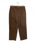 stussyステューシー）の古着「Flight pant nyco pigment dyed / ピグメントダイフライトパンツ」｜ブラウン