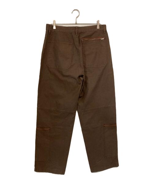 stussy（ステューシー）stussy (ステューシー) Flight pant nyco pigment dyed / ピグメントダイフライトパンツ ブラウン サイズ:32の古着・服飾アイテム