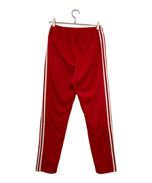 adidas（アディダス）adidas (アディダス) ベッケンバウアートラックパンツ レッド×ホワイト サイズ:Mの古着・服飾アイテム